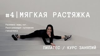 4 Мягкая растяжка  Курс занятий по пилатесу [upl. by Nagaem]