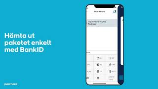 Postnord App legitimera dig i appen [upl. by Llenil704]