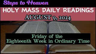 HOLY MASS DAILY READINGS  FRIDAY AUGUST 9 2024 [upl. by Kcirnek]