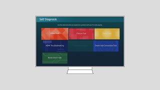 Cómo utilizar el autodiagnóstico en un Samsung Smart TV [upl. by Giamo966]