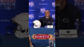 Wawa or Sheetz Penn State headcoach picks ahead of the ChickfilA peachbowl ncaafootball [upl. by Harwin]