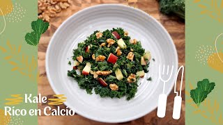 KALE  Rico en Calcio  Refrescante Piña KaleAda Kale Saltado Ensalada de Kale [upl. by Junie783]