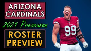 ARIZONA CARDINALS 2021 Preseason Roster Preview [upl. by Iad]