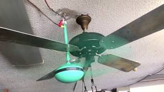 Sun light ceiling fan foreign antique shaded pole motor 485 RPM [upl. by Milt386]