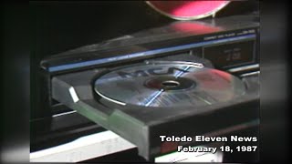 Compact discs on the rise in the 1980s  WTOL 11 Vault  Feb 18 1987 [upl. by Anitsirhcairam]