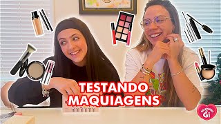 TESTEI MAQUIAGENS DIFERENTES DOS ESTADOS UNIDOS COM A JESSI [upl. by Menon]