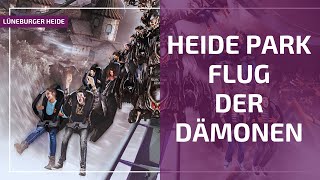 Flug der Dämonen onride  die Achterbahn im Heide Park Soltau [upl. by Annabell]