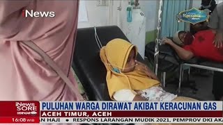 Puluhan Warga di Aceh Dirawat di Puskesmas karena Diduga Keracunan Gas  iNews Sore 0904 [upl. by Iteerp983]