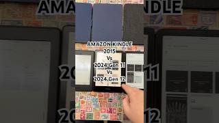 Amazon Kindle Comparison 2015 vs 2014 gen 11 vs 2024 gen 12 Paperwhite Signature Edition [upl. by Llener7]