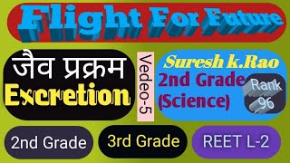 ScienceExcretion उत्सर्जन2nd grade3rd gradeREET L2Flight For Future [upl. by Eiramaliehs734]