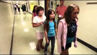 Raw Video Earthquake Drill at Va School [upl. by Lleon10]