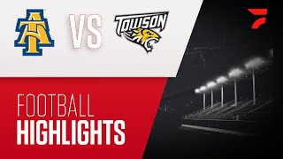 Highlights North Carolina AampT vs Towson Football  2024 CAA [upl. by Ereynihc]