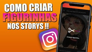 COMO FAZER FIGURINHAS COM FOTO NO STORY DO INSTAGRAM [upl. by Thetes464]