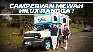 SUAMI ISTRI KELILING INDONESIA PAKAI CAMPERVAN HILUX RANGGA [upl. by Macfarlane684]