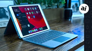 Review Logitech Combo Touch Mimics The Magic Keyboard for 3rdGen iPad Air amp iPad Pro 105Inch [upl. by Gnehc155]