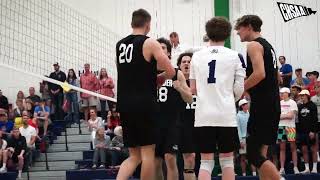 Boys volleyball state state championship highlights [upl. by Ateloiv]