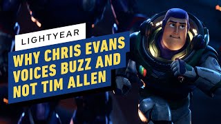 Lightyear Why Chris Evans Is Voicing Buzz Lightyear and Not Tim Allen [upl. by Adnohsed]