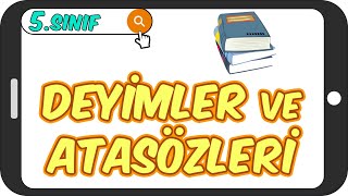 Deyimler ve Atasözleri  Kolay Konu Anlatımı 📙 5Sınıf Türkçe 2023 [upl. by Modeste]