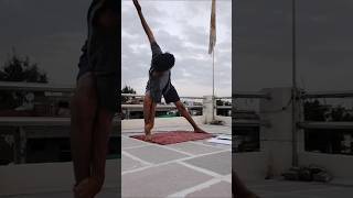 Morning Yoga 🙏🇮🇳 shortsfeed fitness motivation [upl. by Ackler]