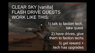 flash drive quests in STALKER Clear Sky howto [upl. by Friedland8]