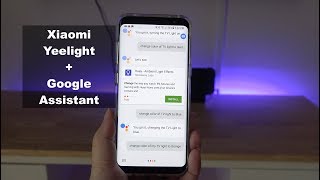 Control Xiaomi YeeLight with Google Assistant  Home [upl. by Hcib]