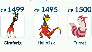 NORMAL TEAM GIRAFARIG HELIOLISK AND FURRET [upl. by Liebermann]