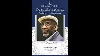 Celebration of Life for Audley Lascelles Young April 25 1935  July 262024 [upl. by Nelloc394]