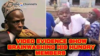 VIDEO EVIDENCE SHOW MATHIAS EZEAKU EJIOFOR BRAINWASHING HIS HUNGRY MEMBERS [upl. by Helbonnah]