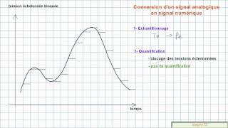 du signal analogique au signal numerique [upl. by Assenyl]