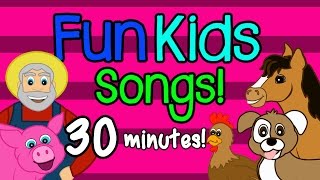 FUN KIDS SONGS Nursery Rhymes Songs for Kids ABC Songs for Children Preschool by 123ABCtv [upl. by Alicirp253]