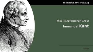 Immanuel Kant  Was ist Aufklärung Lesung [upl. by Asyal]