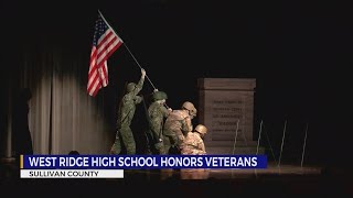 West Ridge High School honors veterans at annual program [upl. by Rhiana554]