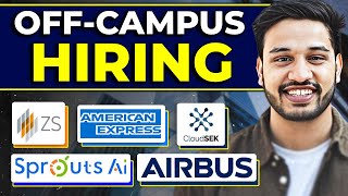 OFF Campus amp Remote SDE Jobs amp Internships  Hiring  2026 2025 2024 2023 2022 Batch  Kushal Vijay [upl. by Aizatsana]