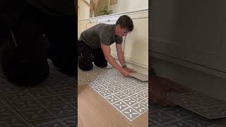 How to loose lay LVT flooring flooring flooringinstallation flooringsolutions [upl. by Felipa739]