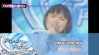 Majella Protacio  Vision of Love  PINOY POP SUPERSTAR S2 2005 [upl. by Richella]