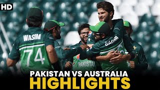 Highlights  Pakistan vs Australia  ODI  PCB  MM2A [upl. by Aihcela]