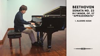 Beethoven  Piano Sonata No 23 in F minor Op 57 I Allegro assai  Juan Pablo GÃ¡mez [upl. by Celestina995]