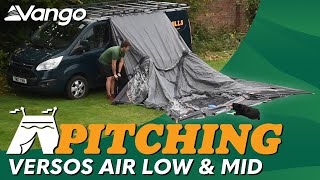 Vango Versos Air Awning Pitching amp Packing Video [upl. by Marten]