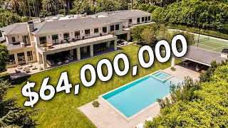 Here’s What 64000000 Gets You in BEVERLY HILLS  Mansion Tour [upl. by Adirahs]