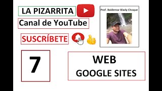 PAGINA WEB GOOGLE SITES [upl. by Naesal]