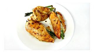 HOW TO MAKE STUFFED CHICKEN ASPARAGUS [upl. by Peugia480]