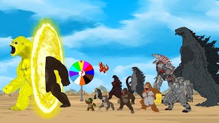 Evolution of GODZILLA vs KING KONG What is an Energy Transformation  FUNNY CARTOON [upl. by Terrena133]