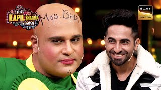 Ayushmann Khurrana की Mrs Bala बनकर आई Sapna  The Kapil Sharma Show 2  Handsome Hunks [upl. by Zerep]