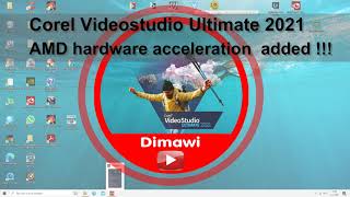 Coral Videostudio Ultimate 2021 update AMD hardware acceleration added [upl. by Adriano585]