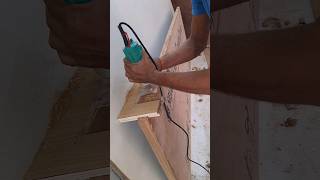 hinges fiting very easy woodworking carpentry shortvideo [upl. by Gitt]