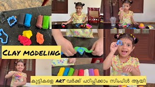 Clay modeling  Clay art [upl. by Aynotan]