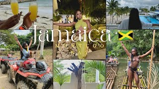 JAMAICA VLOG 🇯🇲🌴 Atv Bamboo rafting Beach  Montego Bay  Bday trip  Riu resort  Nightlifeetc [upl. by Tuinenga]