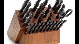 Costco Demo Cutco Cutlery [upl. by Arymahs]