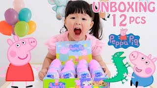 Peppa Pig Unboxing Surprise Toys Egg Opening Toy  Kids Learn Animals [upl. by Line]