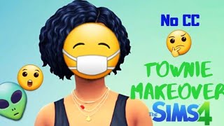 Townie Makeover  The Sims 4 NO CC On Console [upl. by Krug179]